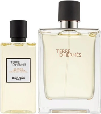 Подарочный набор Hermes Terre D'Hermes Eau De Toilette Spray 100мл + гель для душа 80мл