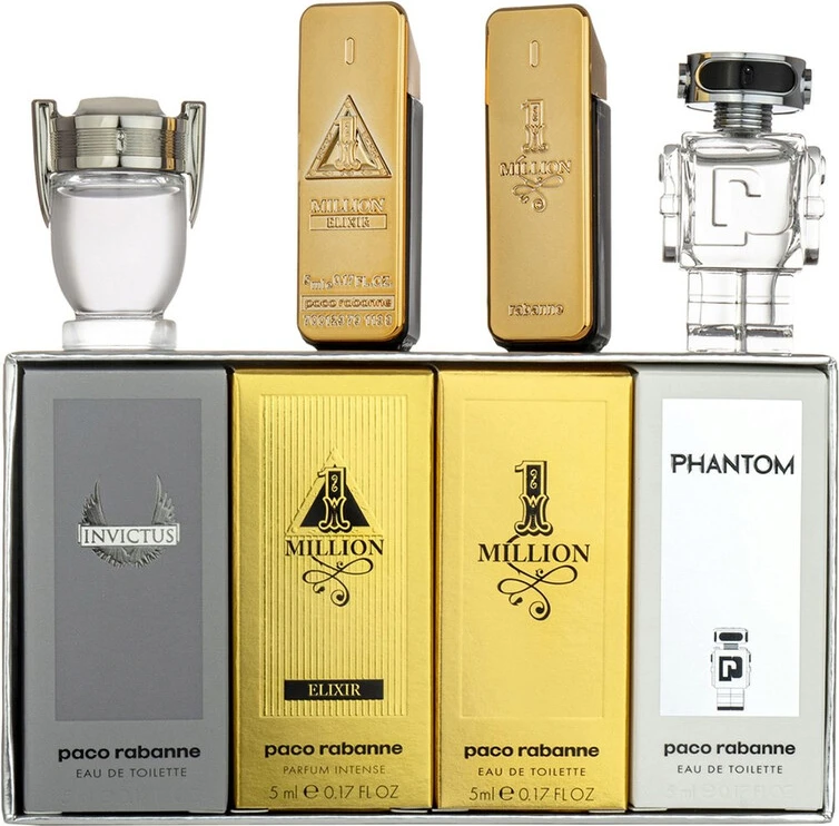 Мужской мини-набор Paco Rabanne 4 аромата