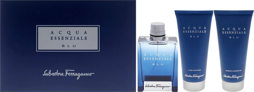 Подарочный набор Salvatore Ferragamo Acqua Essenziale Blu