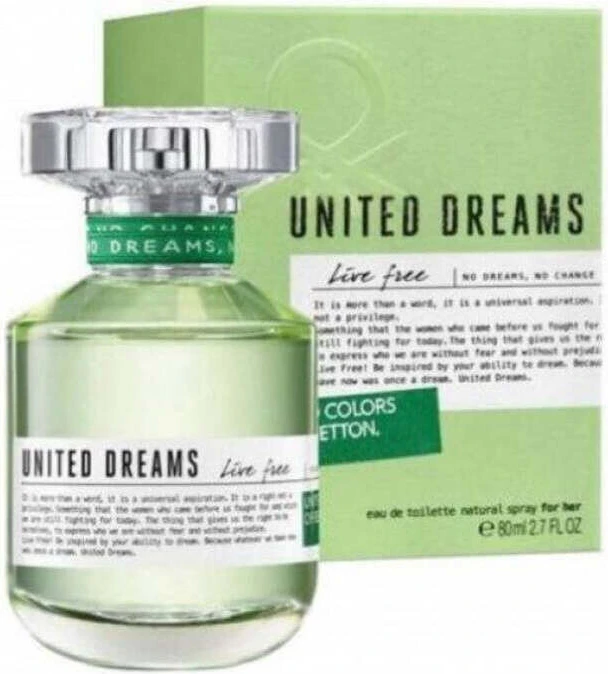 Туалетная вода Benetton United Dreams Live Free
