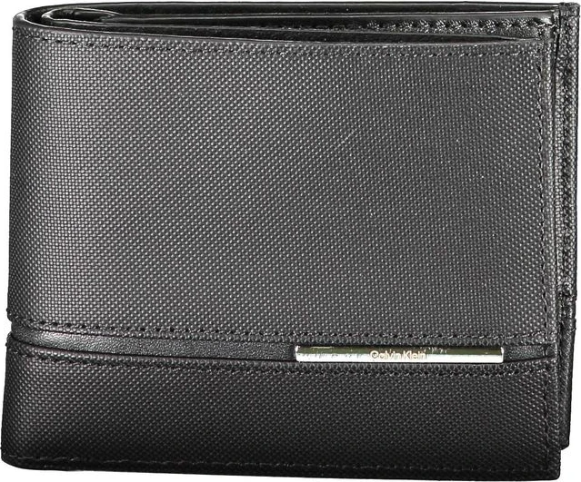 Кошелек Calvin Klein Черная Кожа Мужской Кошелек