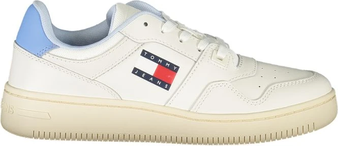 Белые кожаные женские кроссовки Tommy Hilfiger