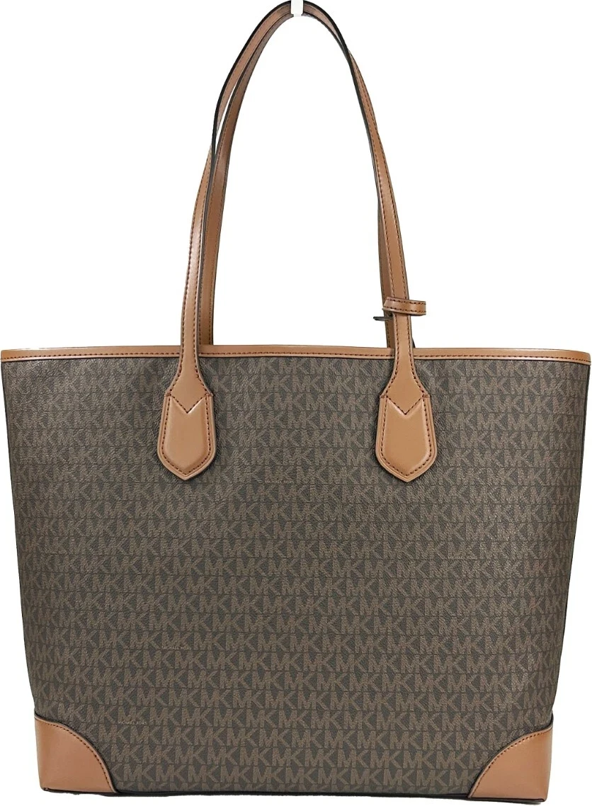 Сумка-тоут Michael Kors Eva Large Stripe Travel Tote Bag Plus Pouch
