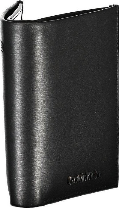 Кошелек Calvin Klein Sleek Black Leather RFID