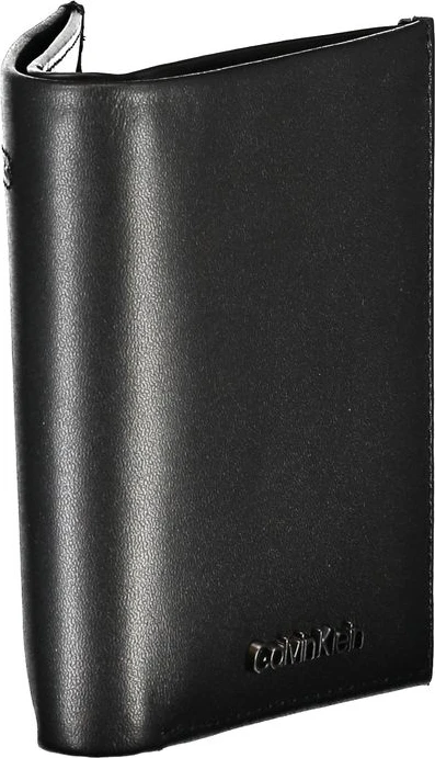 Кошелек Calvin Klein Sleek Black Leather RFID