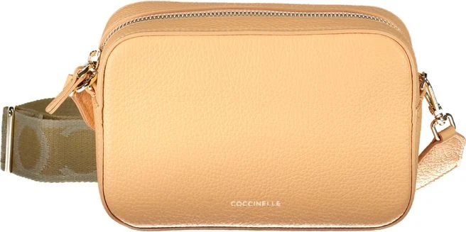 Сумка Coccinelle Оранжевая Кожаная