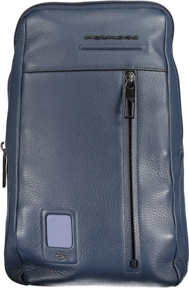 Нагрудная сумка Piquadro Blue Leather для мужчин