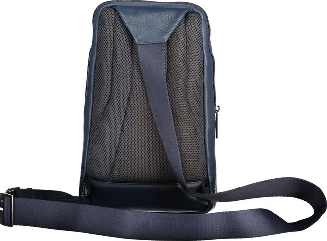 Нагрудная сумка Piquadro Blue Leather для мужчин