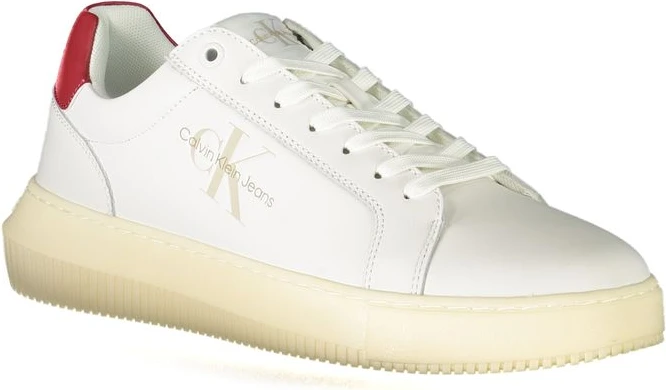 Кроссовки Calvin Klein Bianco из кожи мужские