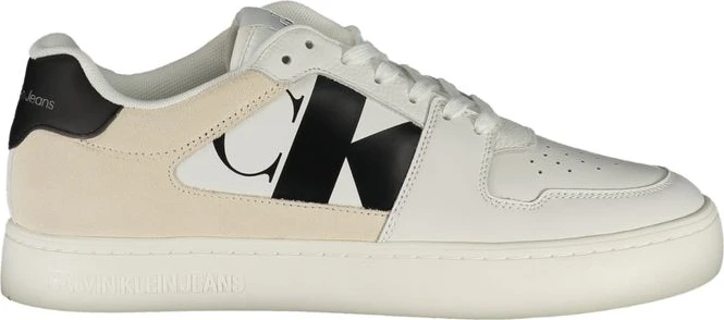 Bianco Polyurethane Мужские кроссовки Calvin Klein