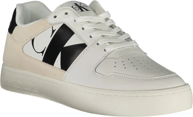 Bianco Polyurethane Мужские кроссовки Calvin Klein