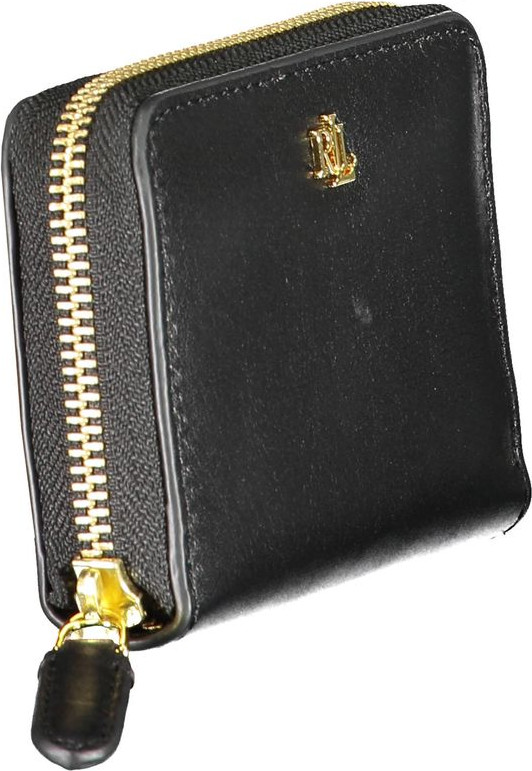 Кошелек Ralph Lauren Черный Кожаный Кошелек