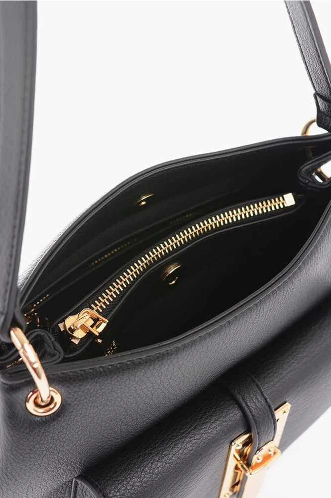 Сумка Moschino Черная на Плечо из Полиэтилена