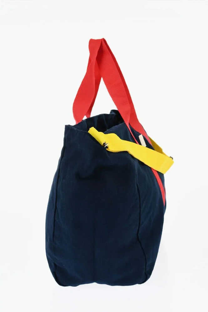 Сумка-шоппер Woolrich Canvas Tote Bag с ручками из тесьмы и регулируемым плечевым ремнем