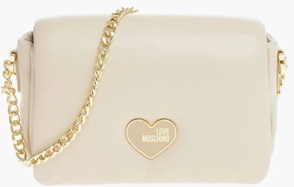 Сумка через плечо Moschino LOVE Пушистая сумка через плечо из искусственной кожи с золотистой цепочкой