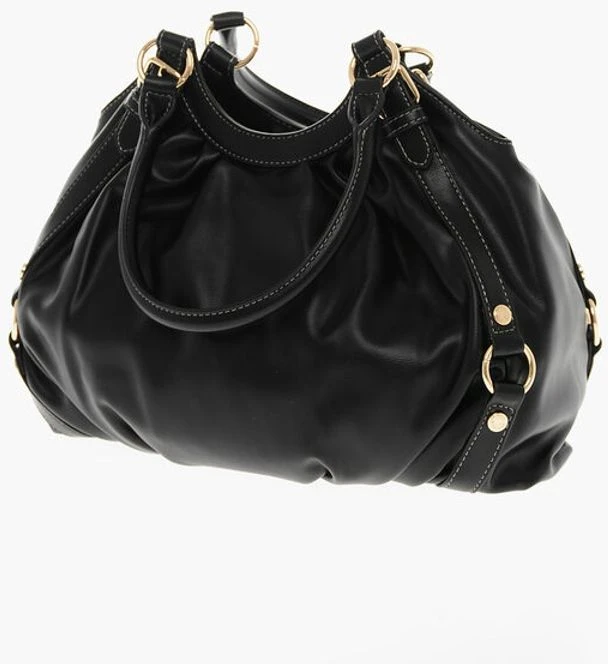 Сумка Moschino LOVE MOSCHINO из искусственной кожи в форме ведра с золотистой фурнитурой