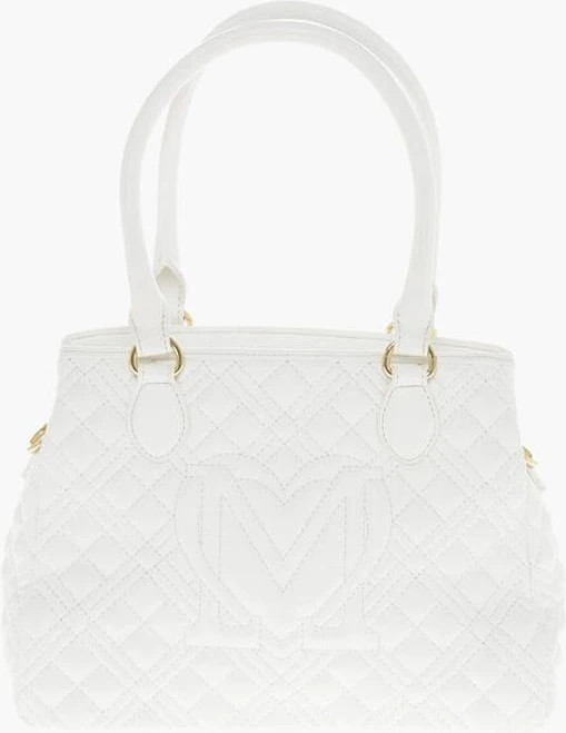 Сумка Moschino LOVE со стеганой фактурой из искусственной кожи с логотипом LM