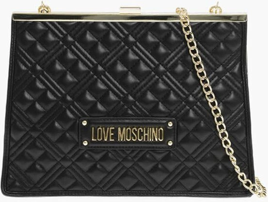 Сумка через плечо Moschino LOVE Стеганая сумка через плечо из экокожи