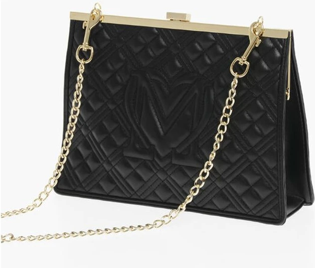 Сумка через плечо Moschino LOVE Стеганая сумка через плечо из экокожи