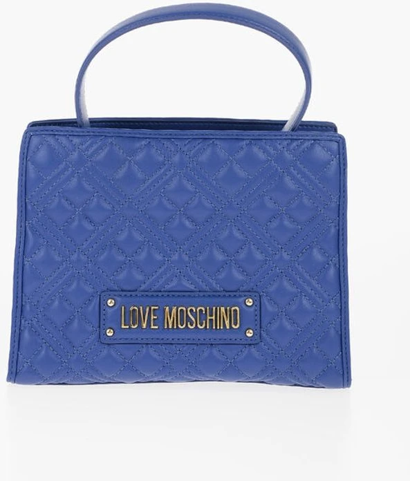 Сумка Moschino LOVE стеганая из эко-кожи