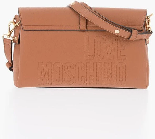 Сумка через плечо Moschino LOVE Сумка через плечо из экокожи с золотистой фурнитурой