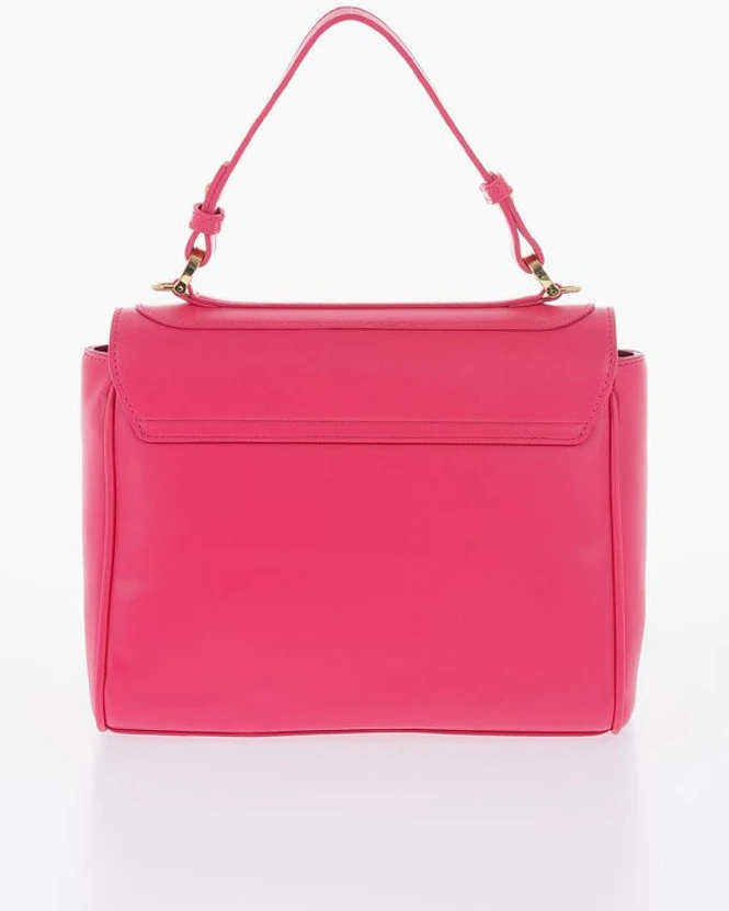 Сумка через плечо Moschino LOVE из искусственной кожи с золотистым металлическим логотипом
