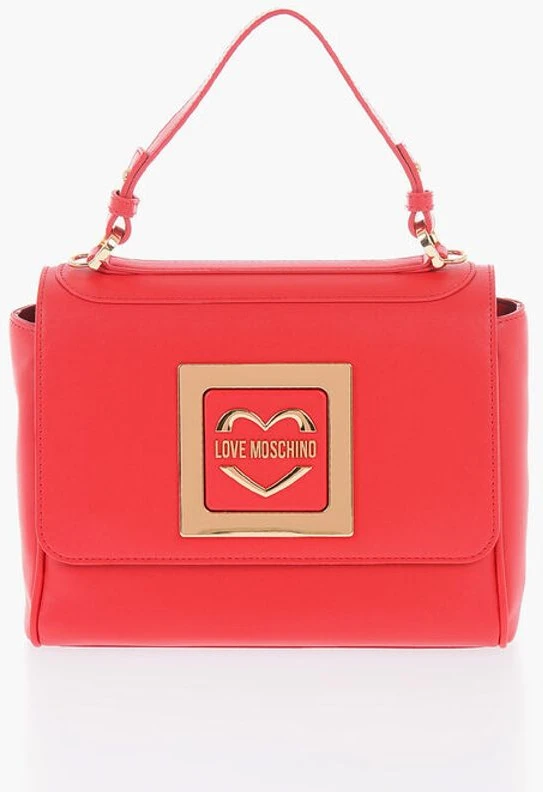 Сумка через плечо Moschino LOVE Сумка через плечо из искусственной кожи с металлической золотой эмблемой