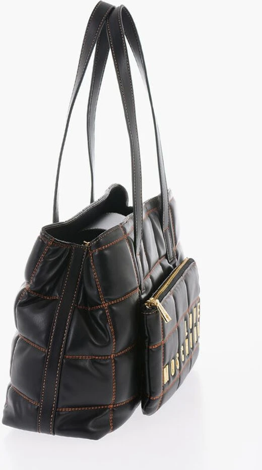 Сумка через плечо Moschino LOVE Стеганая искусственная кожа