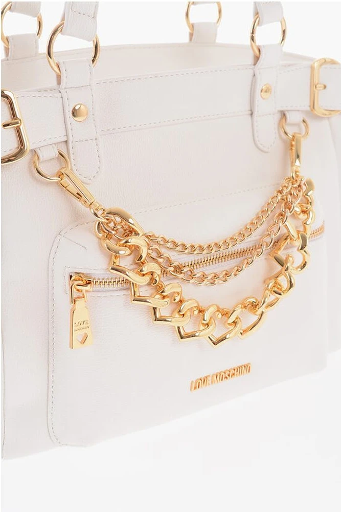 Сумка через плечо Moschino LOVE Сумка через плечо из экокожи со съемным золотым брелоком
