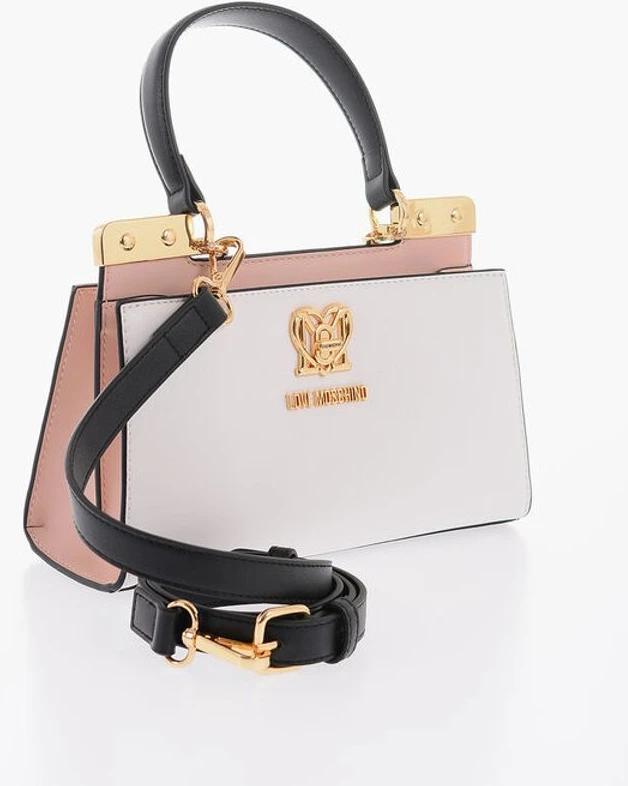 Сумка Moschino LOVE из экокожи с золотистой фурнитурой