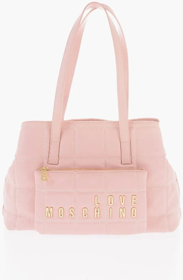 Сумка через плечо Moschino LOVE стеганая из искусственной кожи