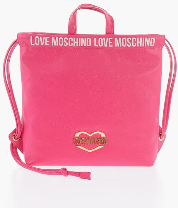 Сумка Moschino LOVE из искусственной кожи с принтованным логотипом