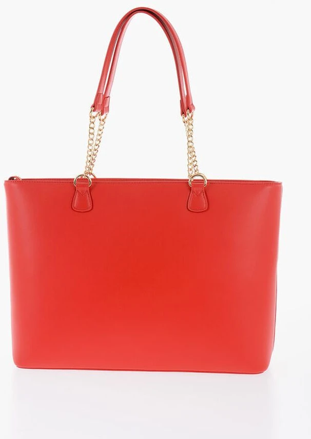 Сумка-тоут Moschino LOVE из искусственной кожи с золотистой фурнитурой