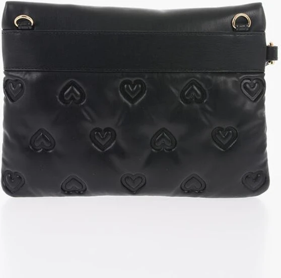 Сумка Moschino LOVE с тиснением в виде сердец из искусственной кожи