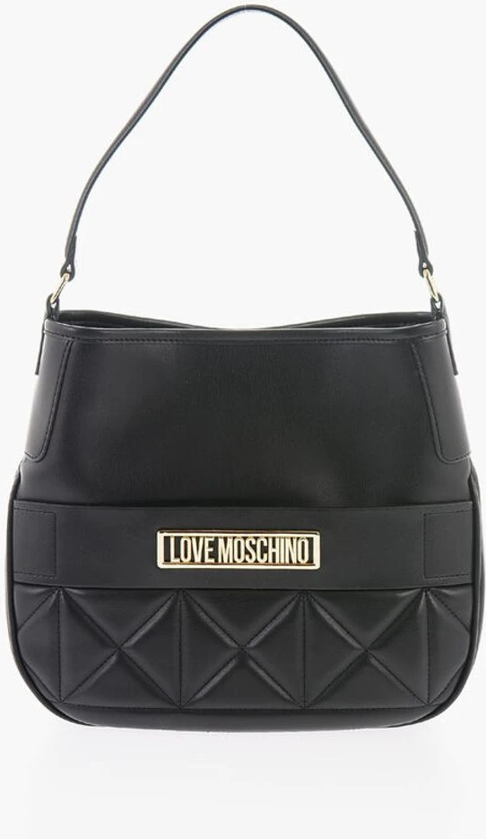 Сумка Moschino LOVE из экокожи со съемным плечевым ремнем