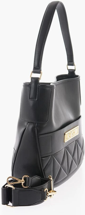 Сумка Moschino LOVE из экокожи со съемным плечевым ремнем