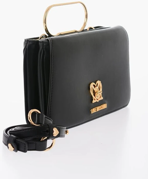 Сумка Moschino LOVE Сумка однотонная со съемной ручкой из искусственного меха