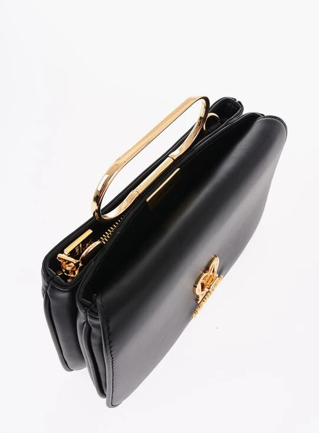 Сумка Moschino LOVE Сумка однотонная со съемной ручкой из искусственного меха