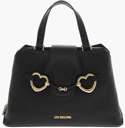 Сумка-тоут Moschino LOVE с текстурой из экокожи