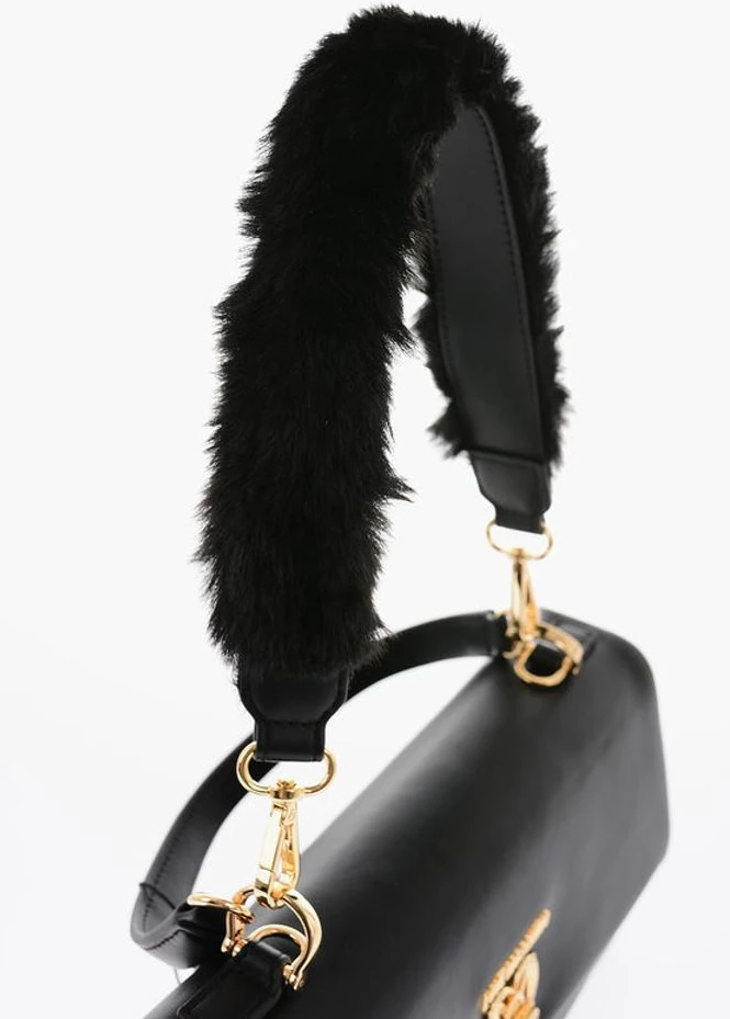 Сумка Moschino LOVE из искусственной кожи с ручкой и съемным плечевым ремнем