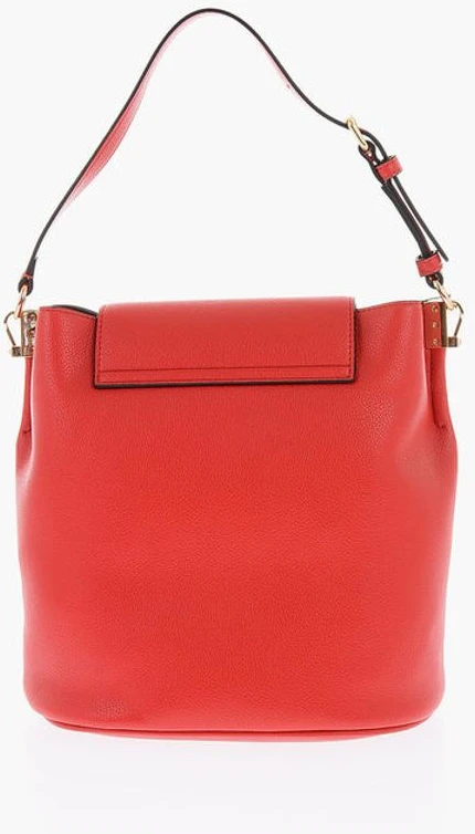 Сумка Moschino LOVE с текстурой из искусственной кожи, сумка-ведро с магнитным замком