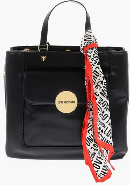 Сумка с ручками Moschino LOVE Искусственная кожа Макси Сумка с ручками и съемным н