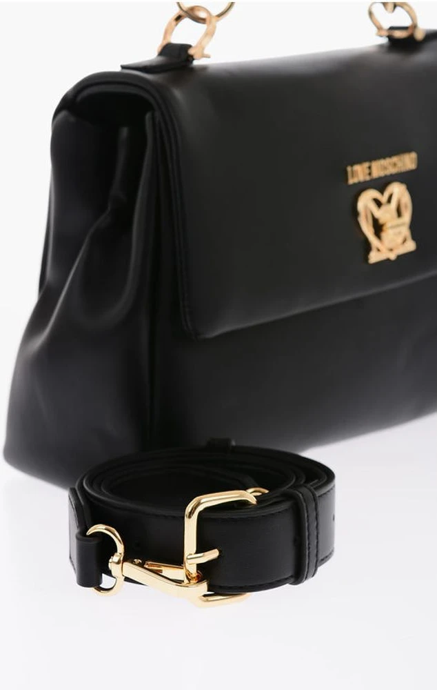Сумка Moschino LOVE с замком-поворотом из искусственной кожи