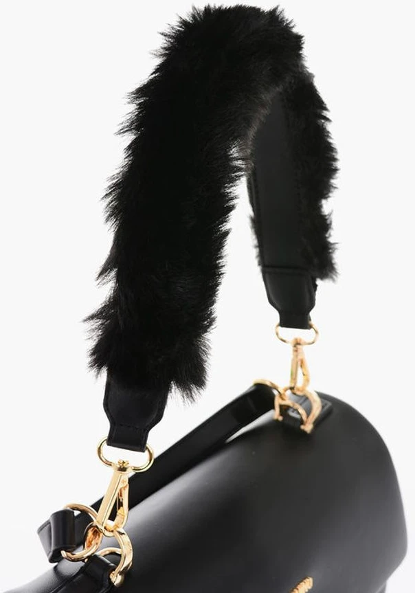 Сумка Moschino LOVE с замком-поворотом из искусственной кожи