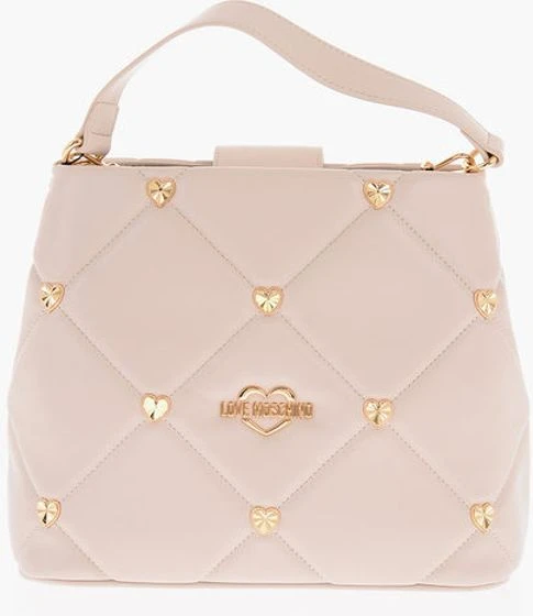 Сумка Moschino LOVE из искусственной кожи с эффектом стежки