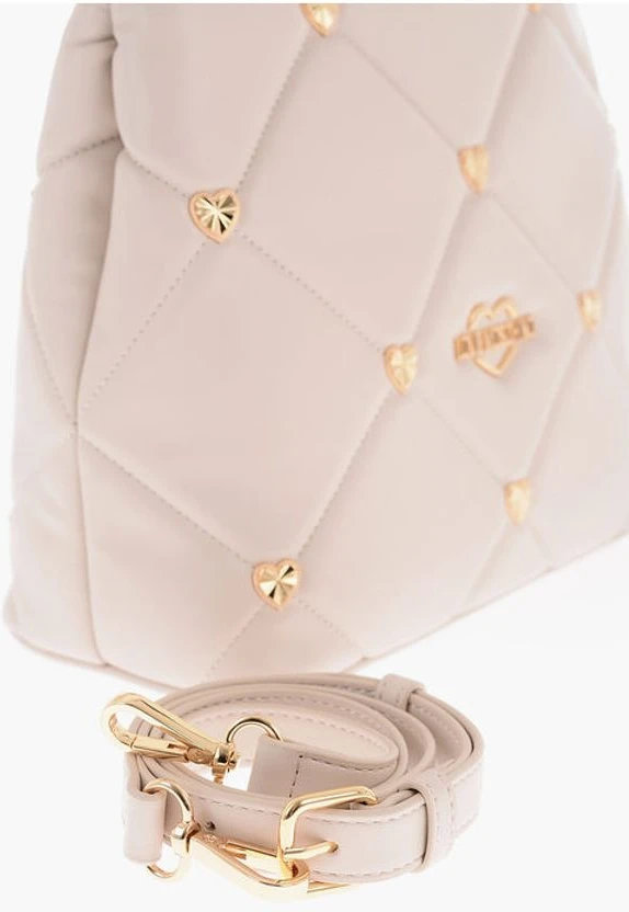 Сумка Moschino LOVE из искусственной кожи с эффектом стежки