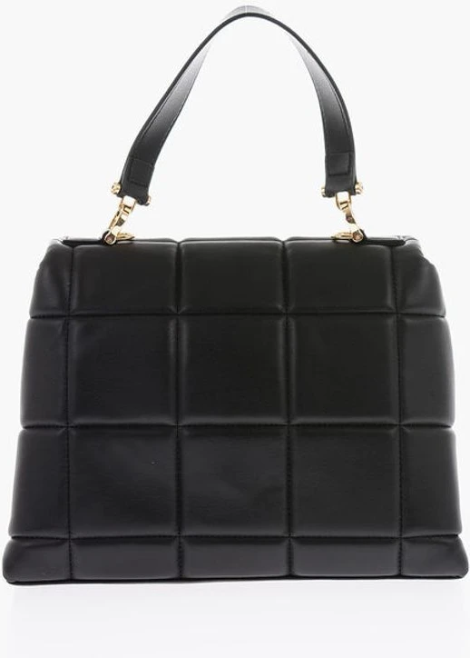 Сумка Moschino LOVE из искусственной кожи с прострочкой и съемным плечевым ремнем