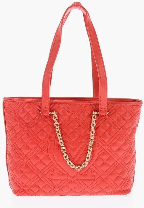 Сумка Moschino LOVE стеганая из искусственной кожи, модель «тоут»