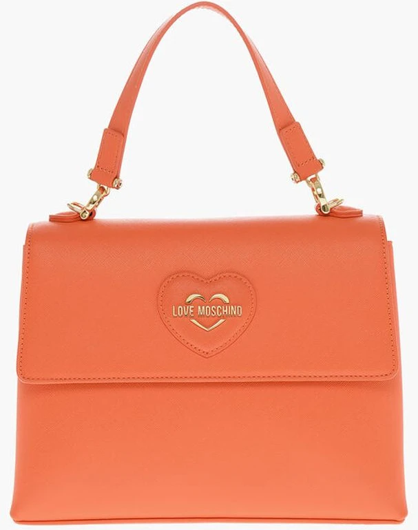 Сумка Moschino LOVE Saffiano Искусственная кожа Сумка со съемным плечевым ремнем