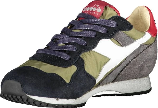 Кроссовки Diadora Зеленые Кожаные Женские Кроссовки